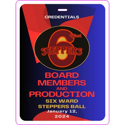 3"x4" Event Badge Logo Only